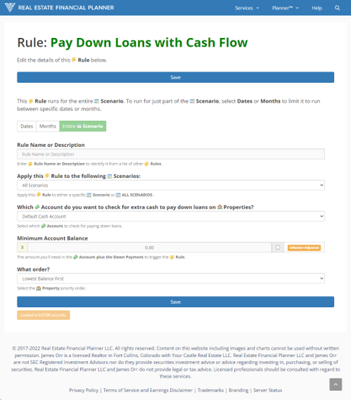 Pay Down Loans with Cash Flow