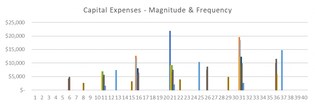 Capital Expenses - Magnitude and Frequency